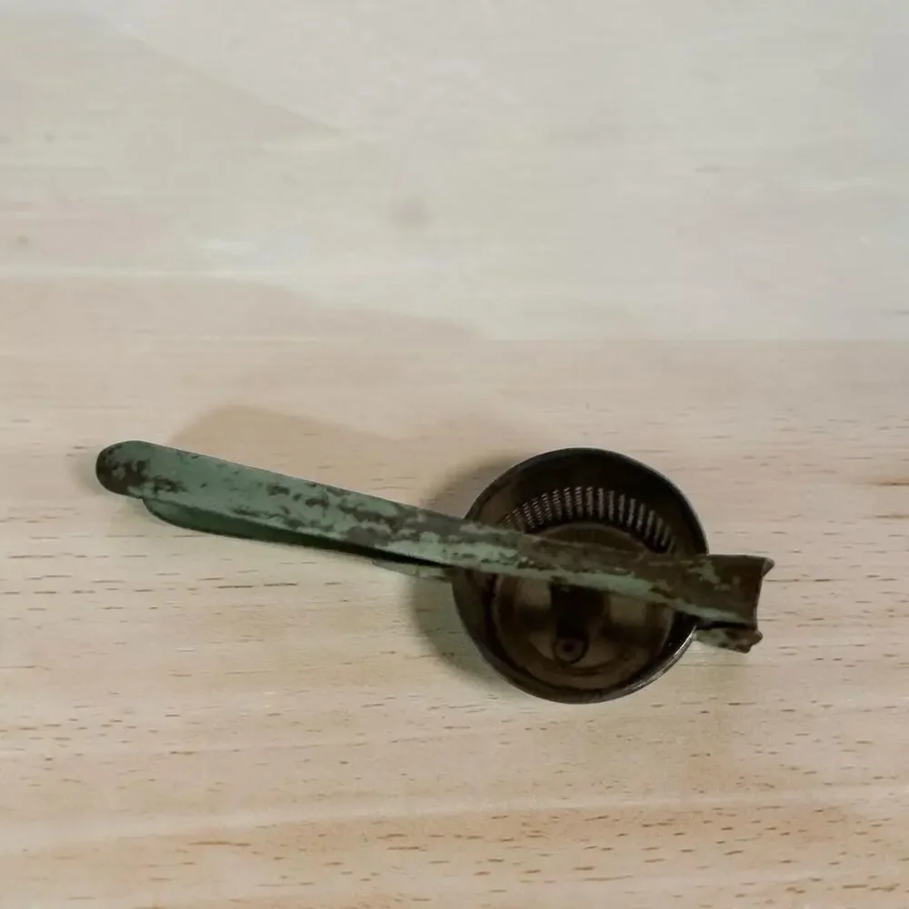 Vintage Potato Ricer Mint Green Painted Handle Rustic Farmhouse Kitchen Decor